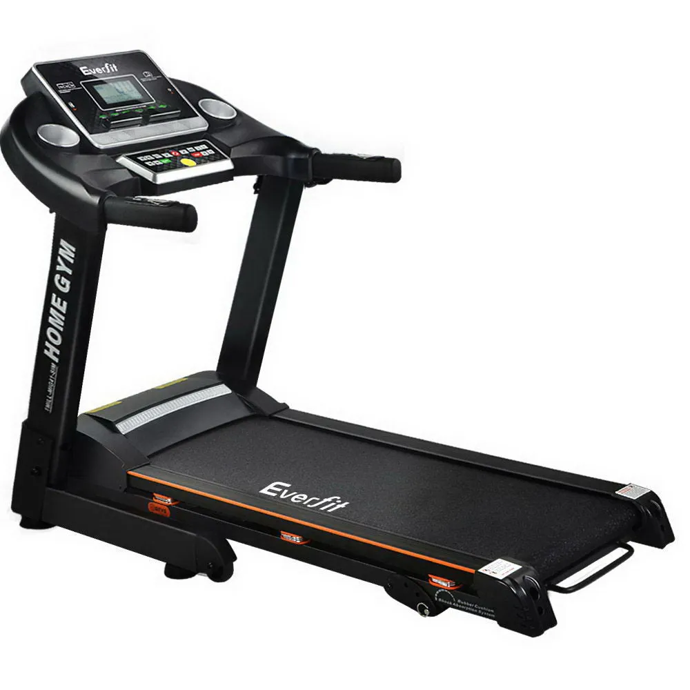 18-Speed Hydraulic Electric Treadmill with LCD Display - Everfit