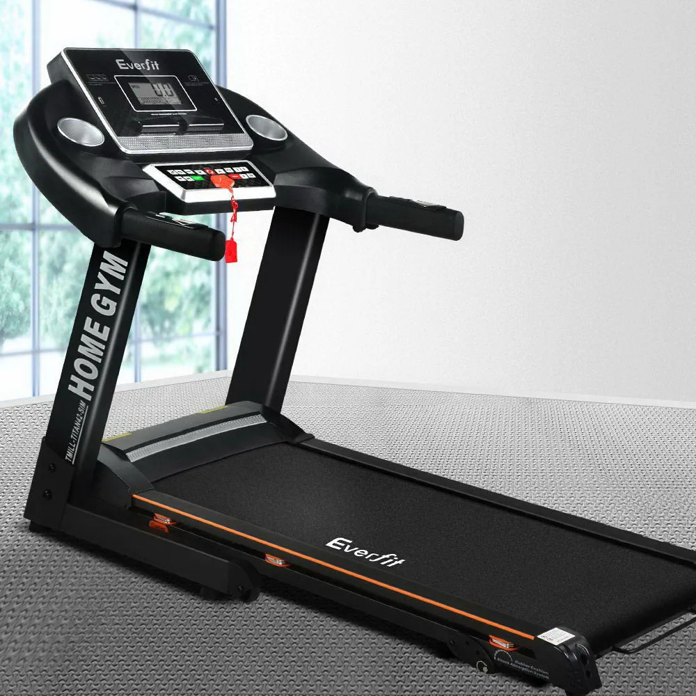 18-Speed Hydraulic Electric Treadmill with LCD Display - Everfit