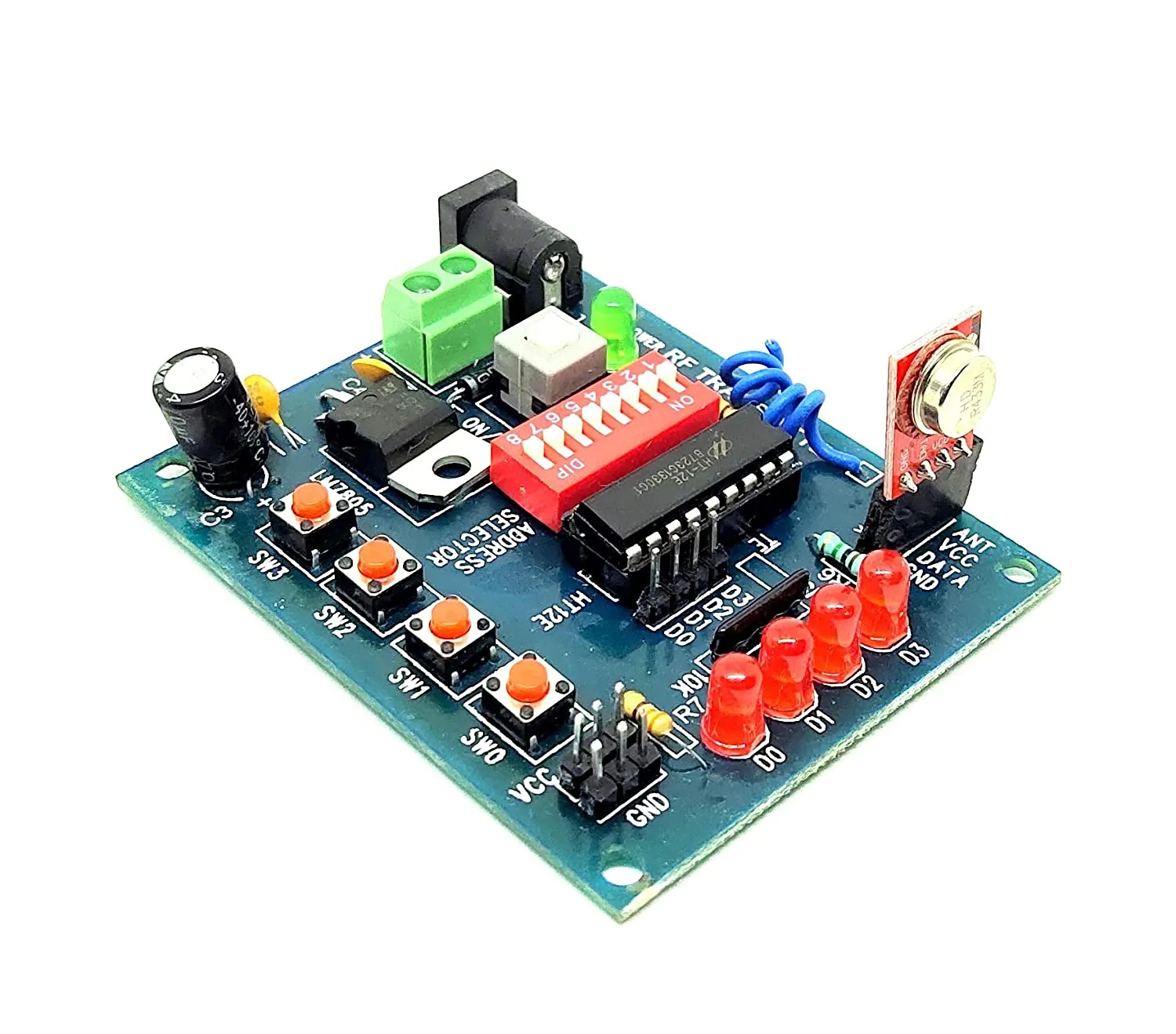 433Mhz Wireless RF Transmitter Receiver Board With HT12D & HT12E