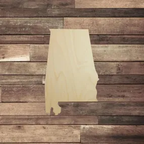 Alabama Wood Craft Cutout