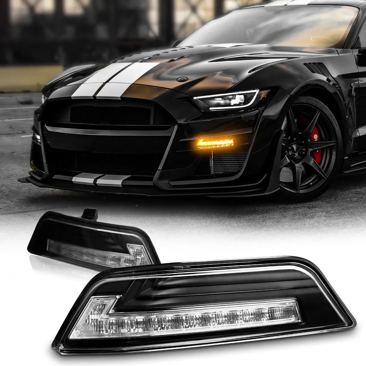 AURA PRO 15-17 Mustang: Arrow Turn   Interior   Grille w- Bluetooth