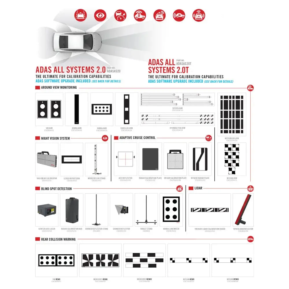 Autel AS30 ADAS All Systems Calibration 3.0 Package w/ IA800