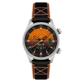 AVI-8 Hawker Harrier Hud Automatic Gradient Orange Men's Watch AV-4117-03