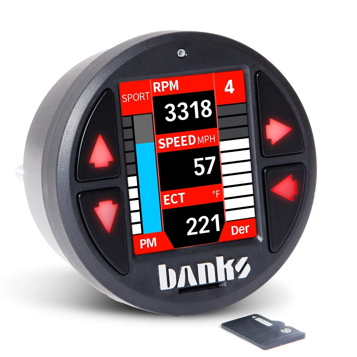 Banks Power 64333 PedalMonster® Kit; w/Banks iDash 1.8 DataMonster; TE Connectivity MT2; 6 Way;