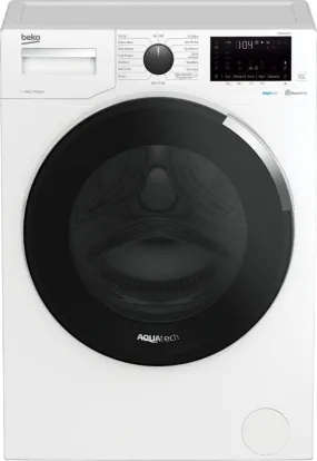 Beko WEC84P64E2W 8kg 1400 Spin Washing Machine with AquaTech - White