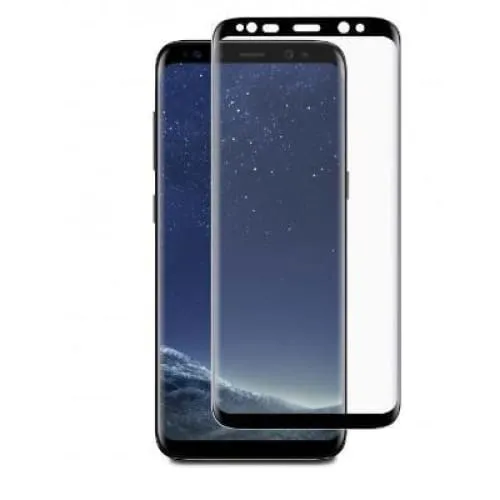 Blu Element 3D Curved Glass Case Friendly Samsung Galaxy Note 8 Black