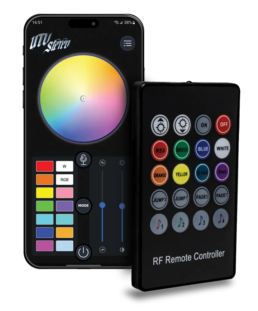 Bluetooth® RGB LED Controller Kit | UTVS-RGB-BTKIT