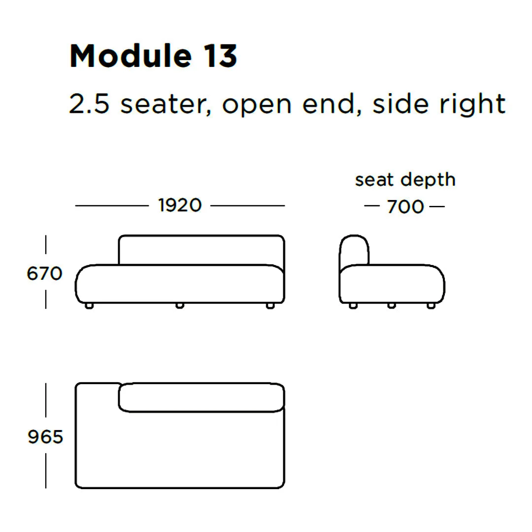 Boketto Modular Sofa (Modules 9-16)