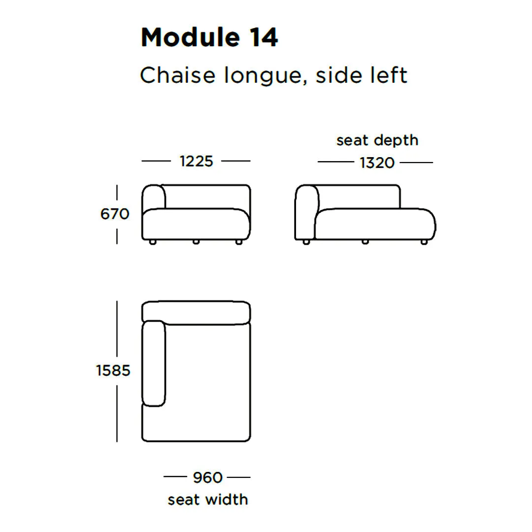 Boketto Modular Sofa (Modules 9-16)