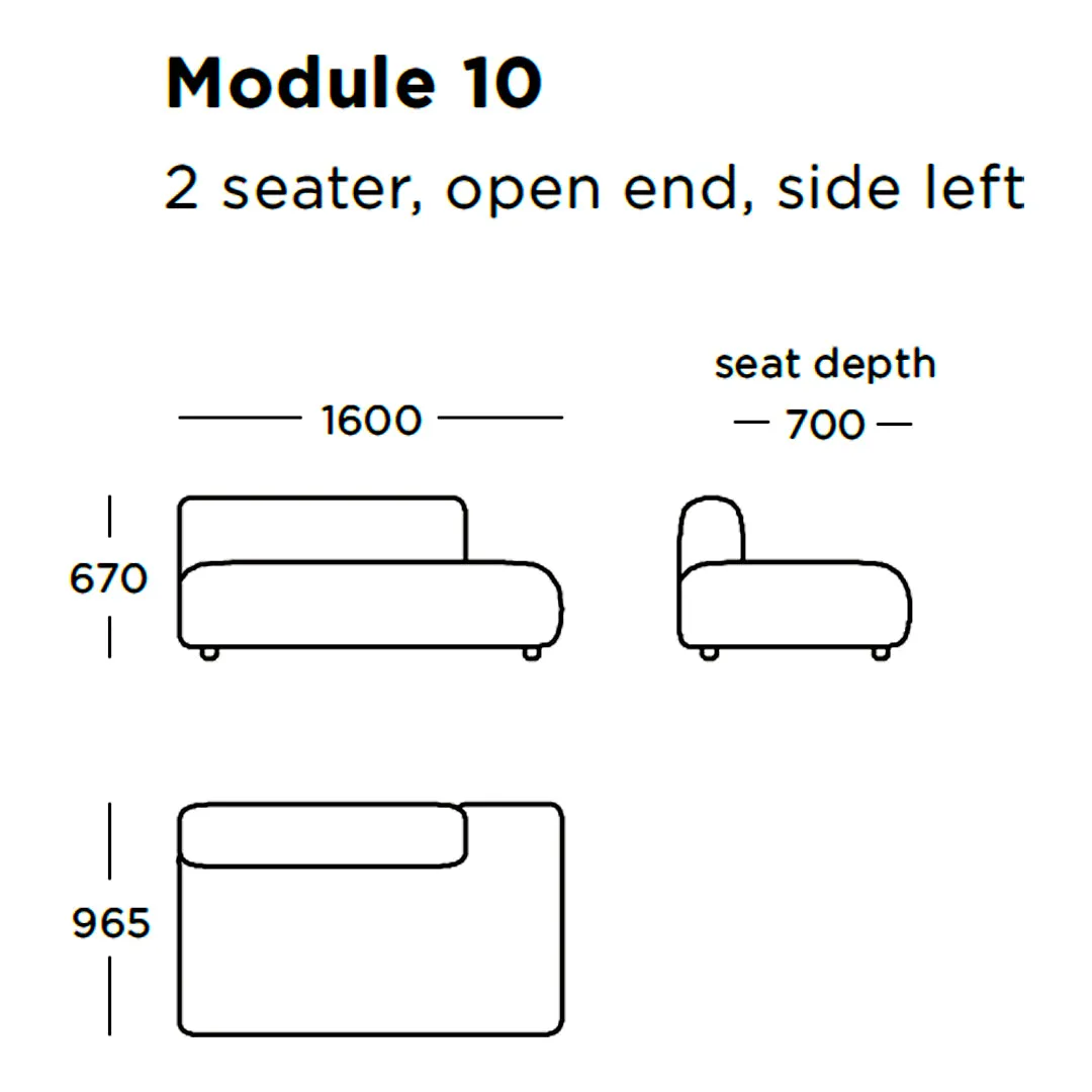 Boketto Modular Sofa (Modules 9-16)