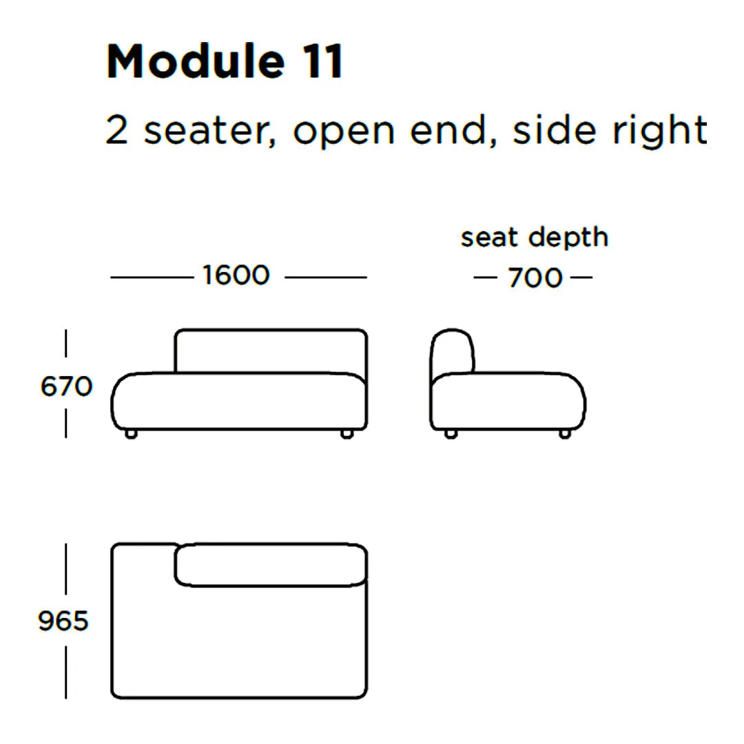 Boketto Modular Sofa (Modules 9-16)