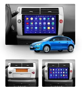 Car Dealz 10.2" Android 10.0 Citroen C4 LA LC C-Triomphe C-Quatre 2004 - 2014 In Dash Plus OEM Fascia