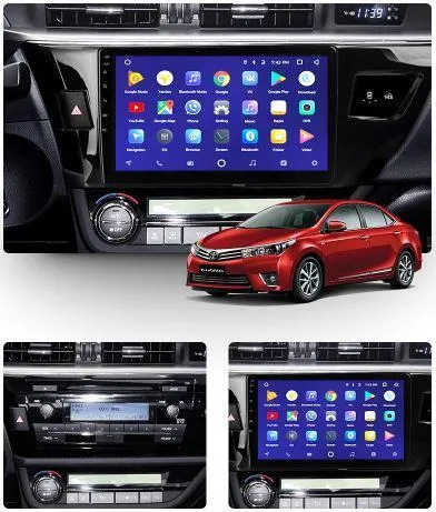 Car Dealz 10.2" Android 10.0 Corolla 11 2012-2016 In Dash Plus OEM Fascia