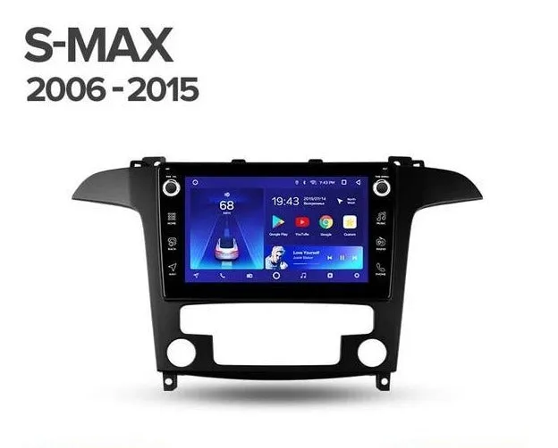 Car Dealz 10.2" Android 10.0 Ford S-MAX 1 2006-2015 w CAM In Dash Plus OEM Fascia