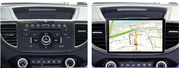 Car Dealz 9" Android 10.0 For Honda CRV 2012-2016 In Dash Plus OEM Fascia