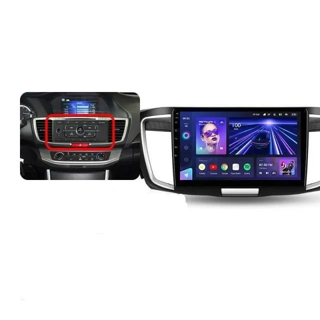 Car Dealz Elite 4G Data Model 10.2" Android 12.0 For Honda Accord 9 CR 2012-2018 In Dash Plus OEM Fascia