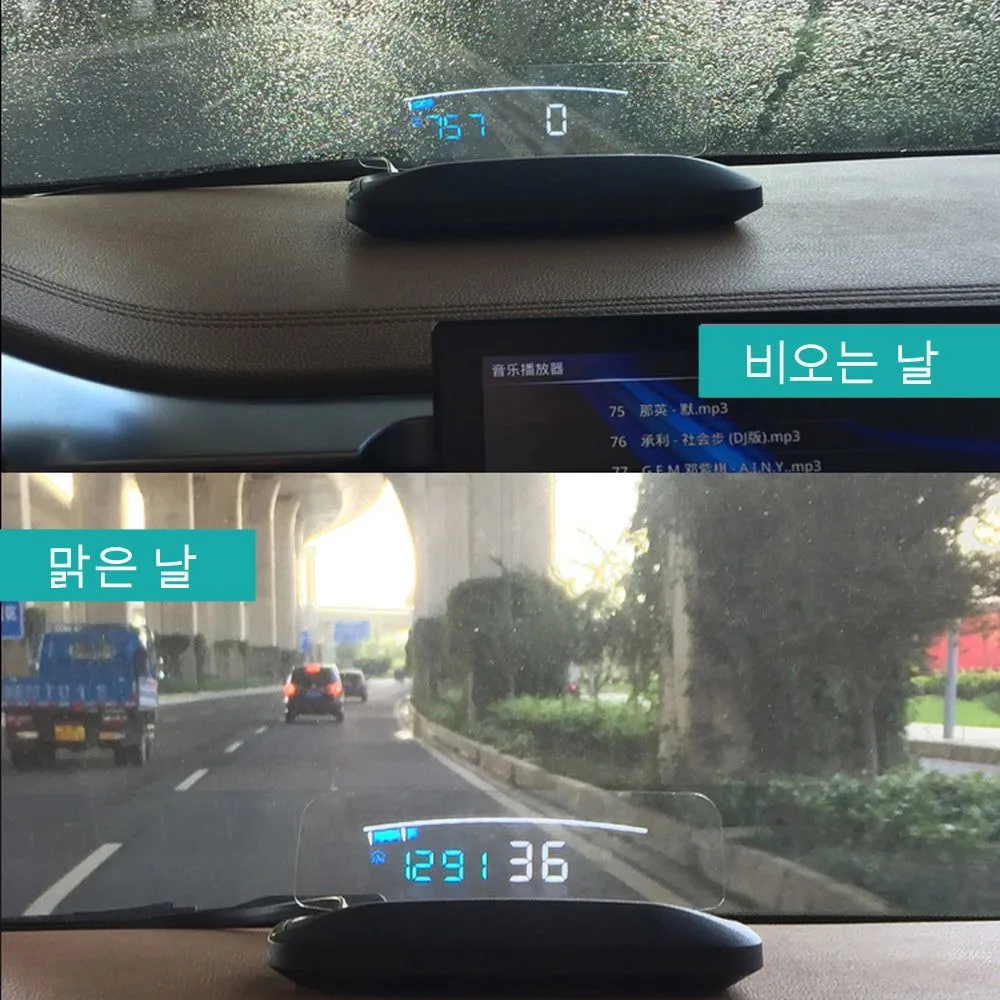 Car Head Up Display - Windshield Speed Projector