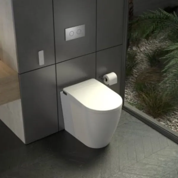 Caroma Urbane II Invisi Series II Wall Faced Bidet Suite