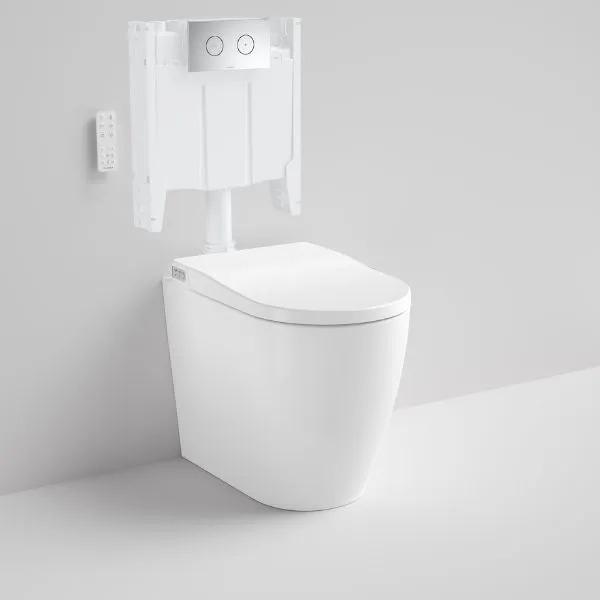 Caroma Urbane II Invisi Series II Wall Faced Bidet Suite