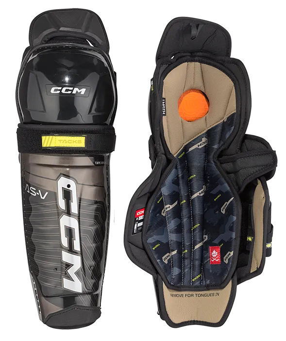 CCM Tacks AS-V Junior Shin Guards