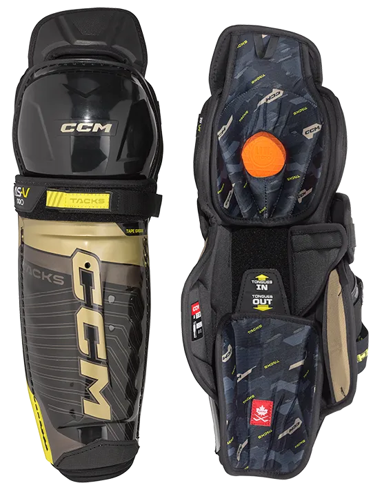 CCM Tacks AS-V Pro Junior Shin Guards