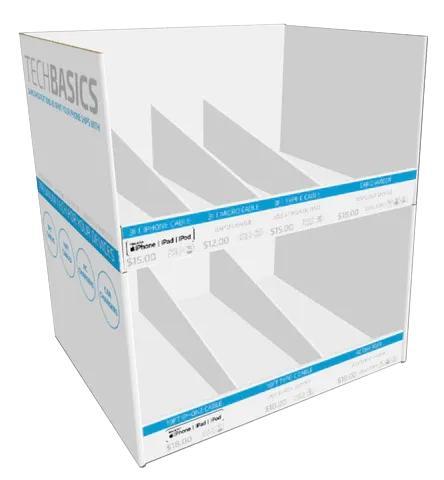 Corrugated Shelf Displays T 6 - Sample