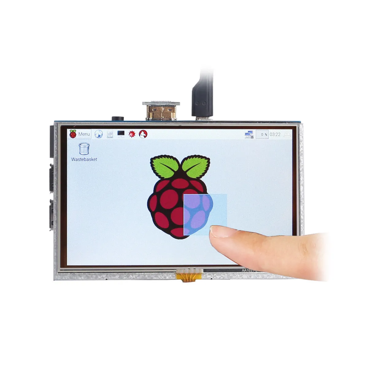 [Discontinued] SainSmart Raspberry Pi 3 Ultimate LCD Kit : 5" LCD   Case   SD Card   Breadboard   HDMI   GPIO   Aluminium Heatsink   USB Power Supply