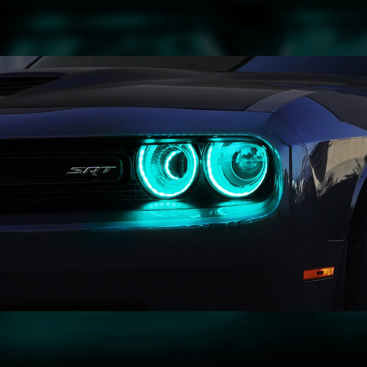 Dodge Challenger 08-23 AURA PRO Bluetooth DRL Halo RGB - Install Friendly