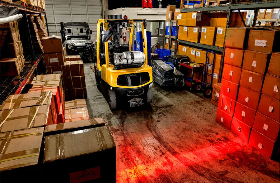 Forklift LED Safety Red-Line Pedestrian Awareness LED Light