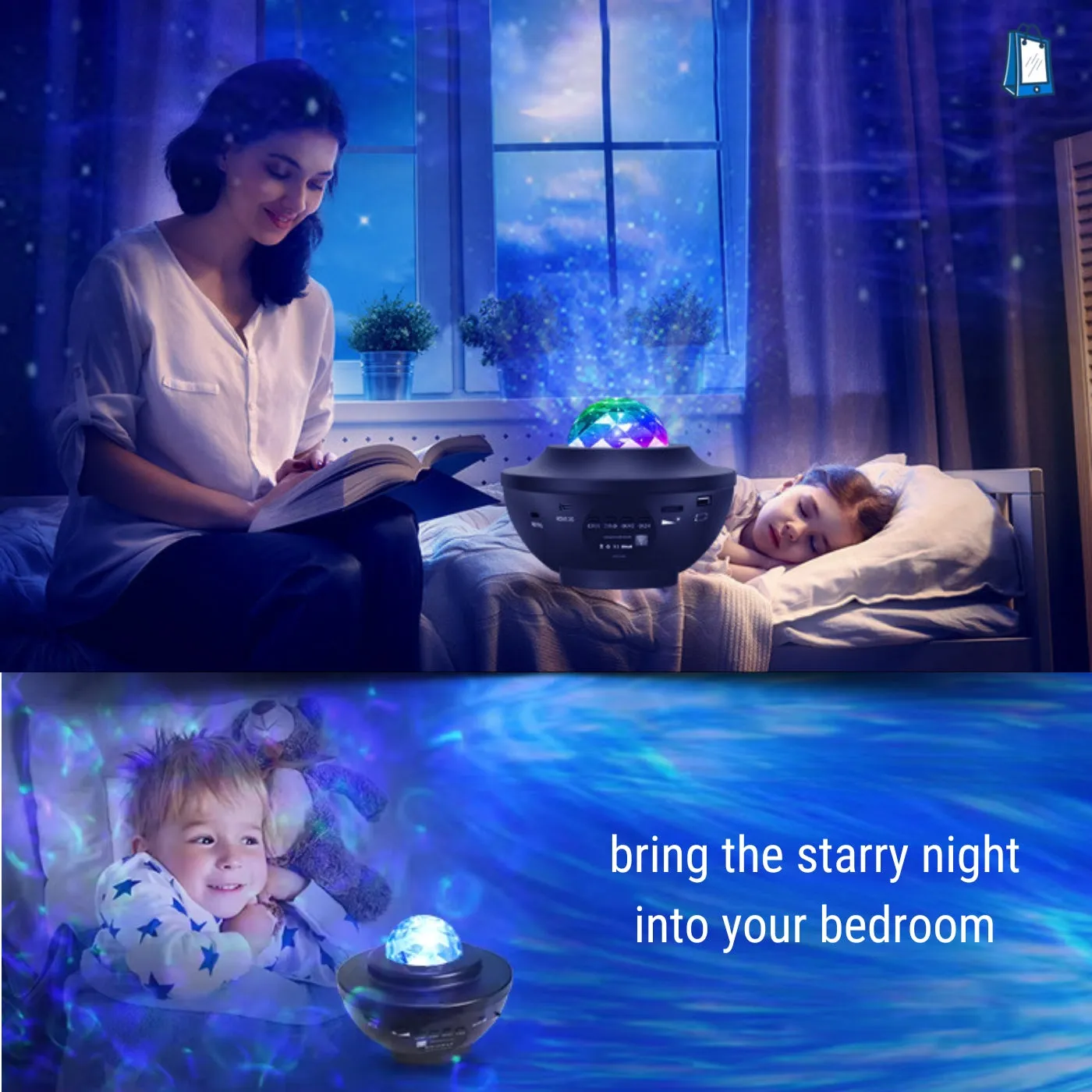 Galaxy Star Projector 3-in-1 Bluetooth Speaker