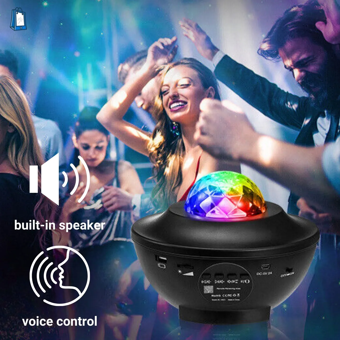 Galaxy Star Projector 3-in-1 Bluetooth Speaker