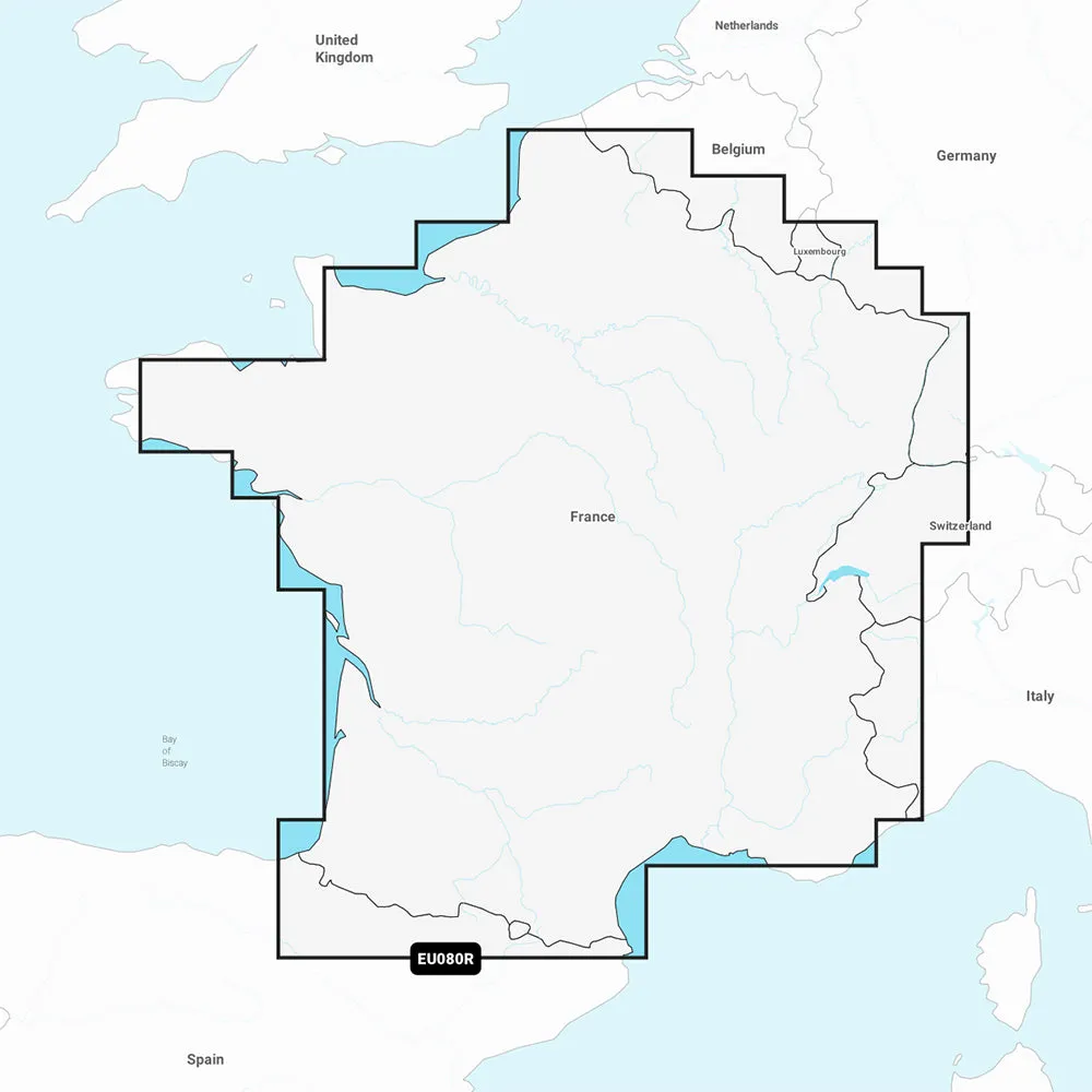 Garmin Navionics  NSEU080R - France, Lakes  Rivers - Marine Chart [010-C1256-20]