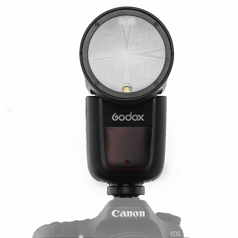 Godox V1-C Round Head E-TTL HSS Speedlight Flash for Canon - Demo Stock (No Battery, No Charger)