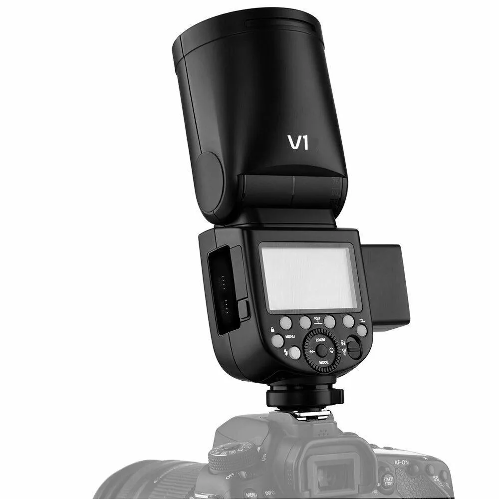 Godox V1-C Round Head E-TTL HSS Speedlight Flash for Canon - Demo Stock (No Battery, No Charger)