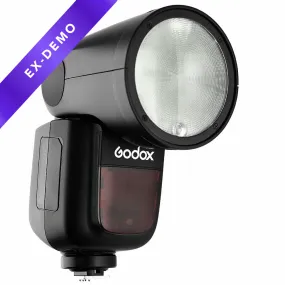 Godox V1-C Round Head E-TTL HSS Speedlight Flash for Canon - Demo Stock (No Battery, No Charger)