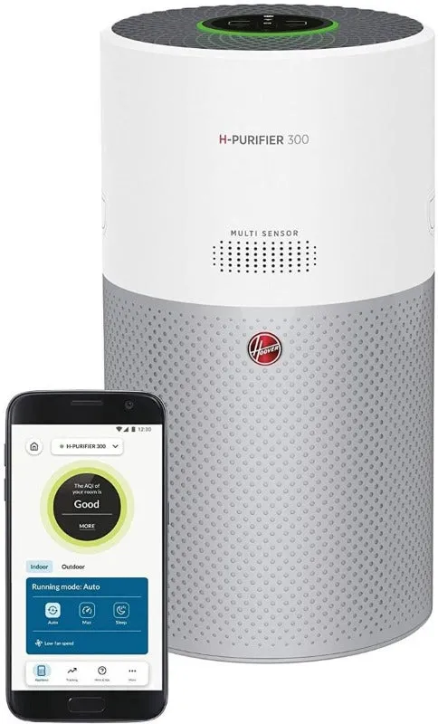 Hoover HHP30C  Smart Air Purifier 300 Wi-Fi Air Cleaner HEPA H13 Filter- NEW