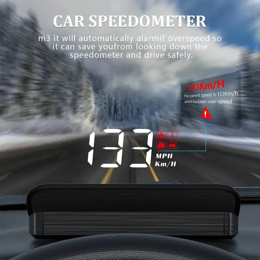 Sharu Bliss Car Digital Speedometer and Windshield Projector - Enhance Driving Safety and Awareness