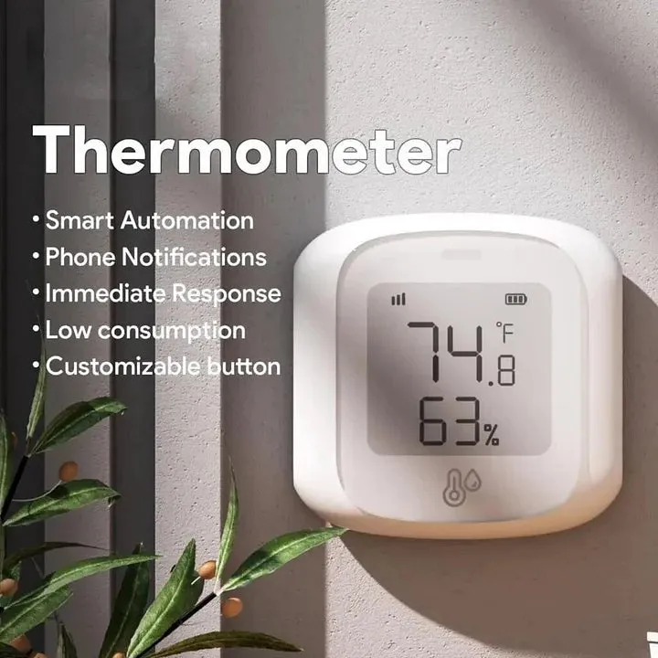 Smart WiFiTemperature and Humidity Sensor Indoor GHomeSmart® ST13