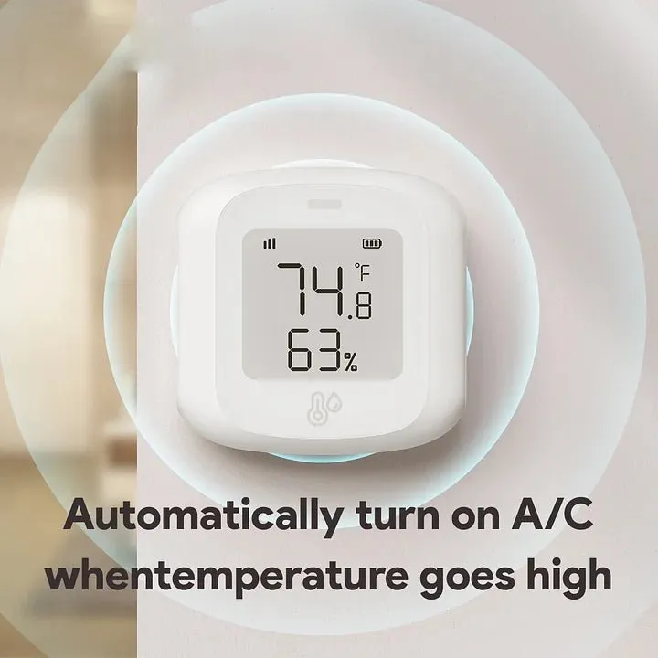 Smart WiFiTemperature and Humidity Sensor Indoor GHomeSmart® ST13