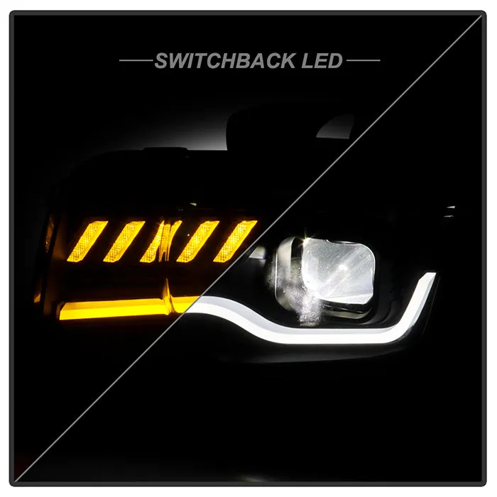 Spyder LED Projectile Headlights Chevy Camaro (10-13) Halogen Model [Apex  Series - Sequential LED Turn Signal] Black