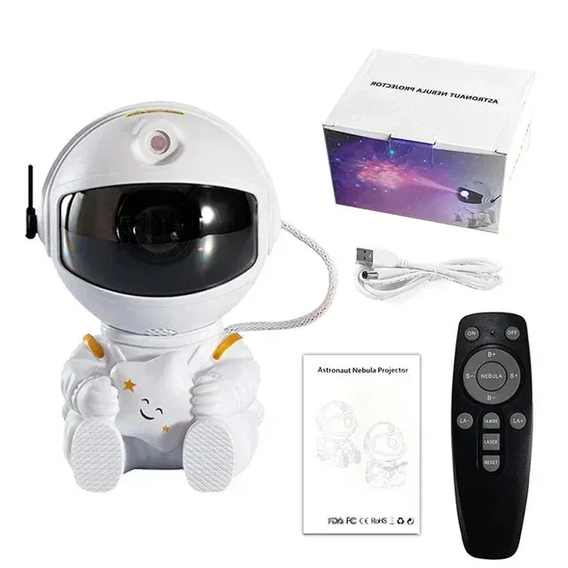 Star Projector Galaxy Night Light Astronaut