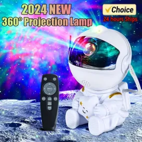 Star Projector Galaxy Night Light Astronaut