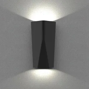 Wigtri Outdoor LED Up/Down Wall Light in Dark Grey or White